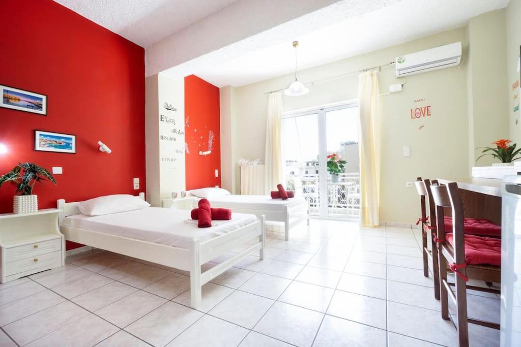 Steps From The Beach Aprt La Canea Exterior foto